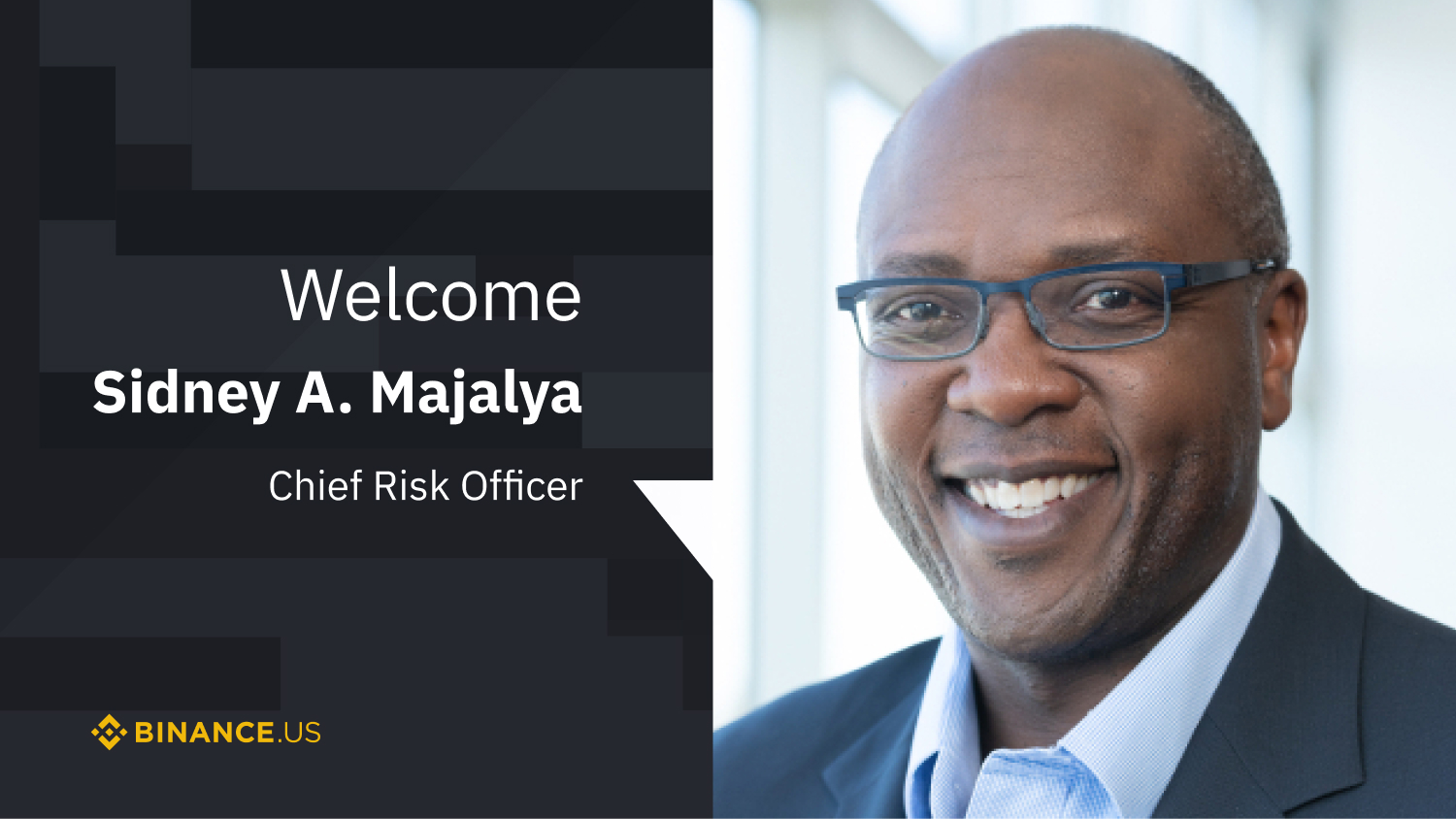 Sidney A. Majalya Joins Binance.US as Chief Risk Officer