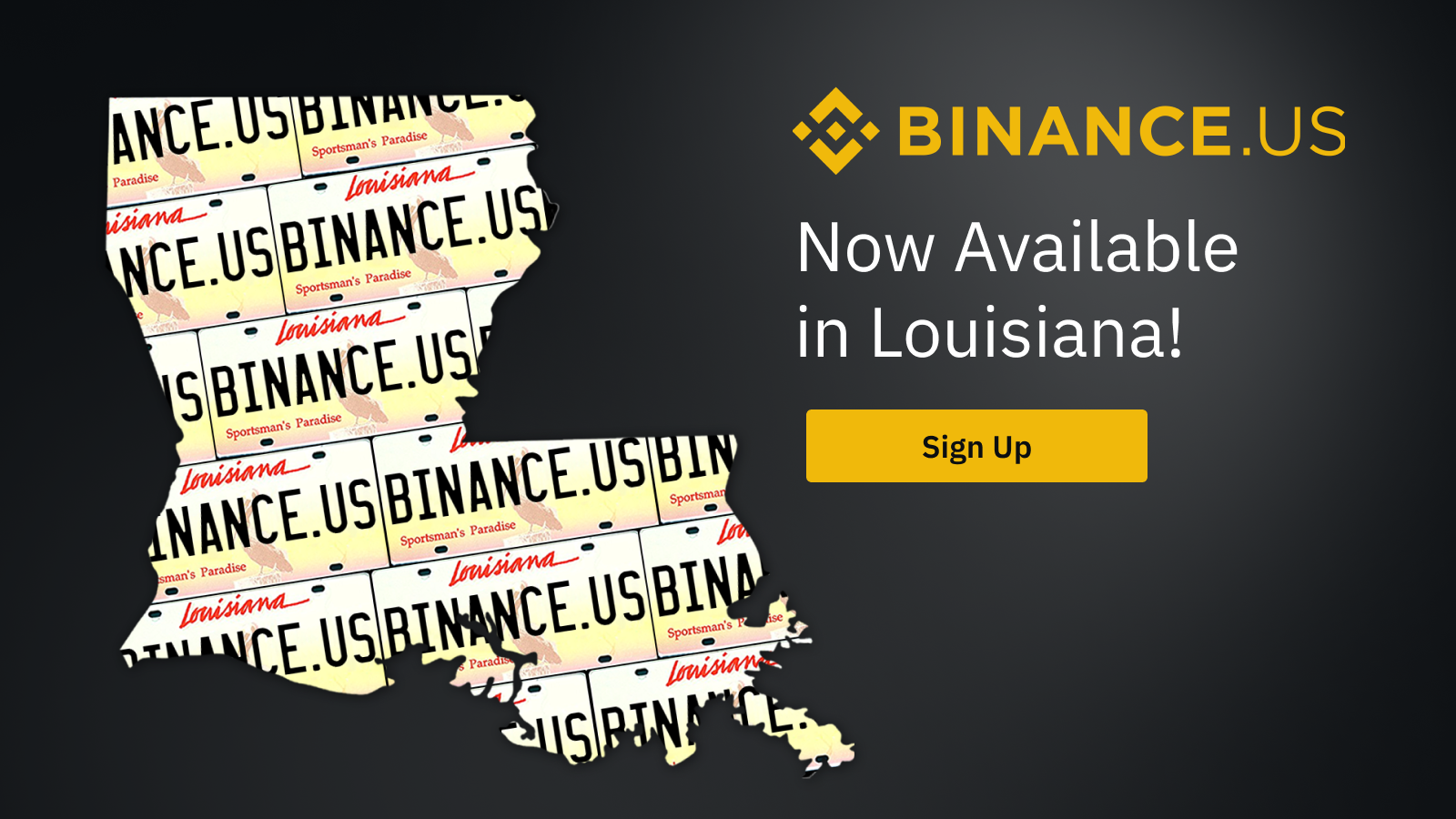 Binance.US Officially Launches in Louisiana | Register Now