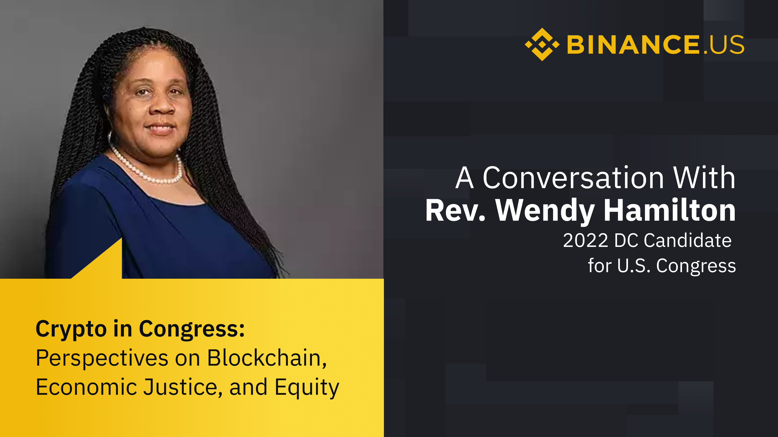 Crypto in Congress: A Conversation With Rev. Wendy Hamilton