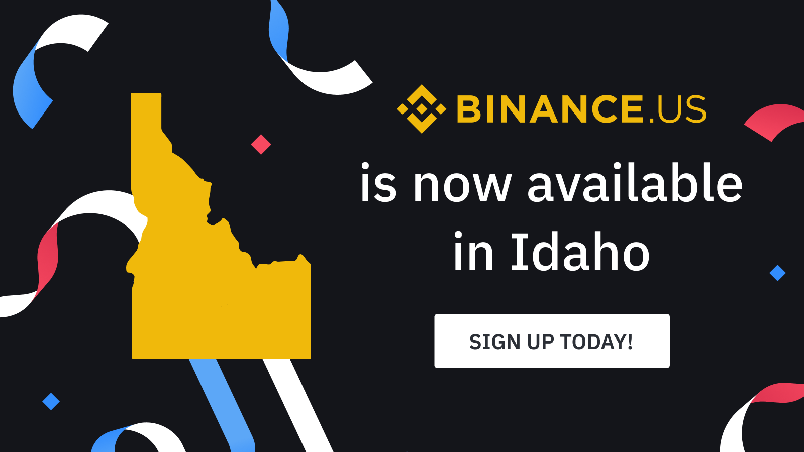 Binance.US Officially Launches in Idaho | Register Now