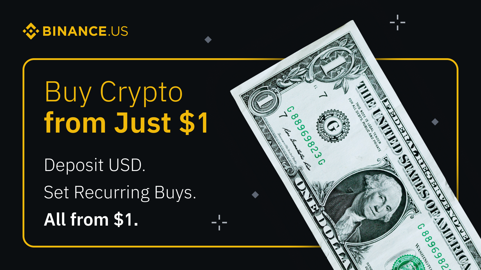 Buy Crypto & Bitcoin From as Little as $1