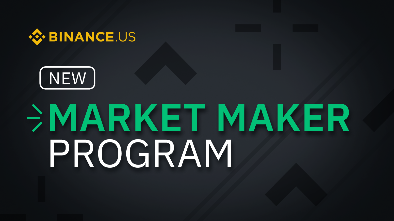 Binance.US Launches Market Maker Program with Rebates